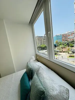 Zona de estar de Vistas Plaza España centro ciudad Las Palmas