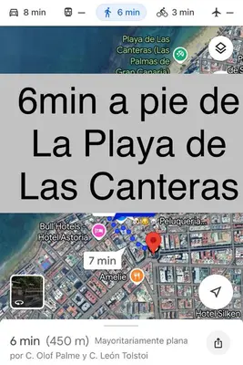 Plano de Vistas Plaza España centro ciudad Las Palmas