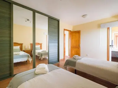 Cama o camas de una habitación en Ático Rural VistaTeide