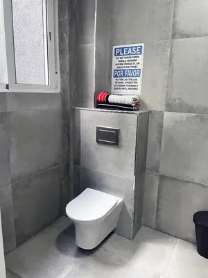 Un baño de Hospedaje Cartagena
