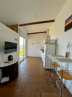 Una cocina o zona de cocina en villa con espectaculares vistas