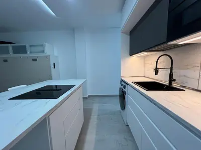 Una cocina o zona de cocina en Puntilla sea side
