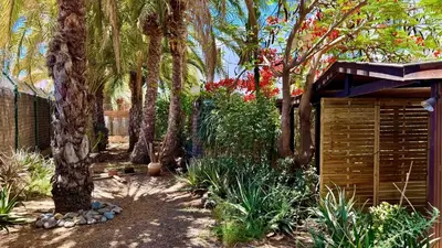 Jardín al aire libre en GRAN CANARIA Casa Magboss IV i V by Jacek Budek