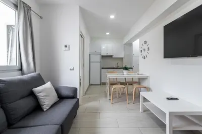 Una cocina o zona de cocina en Escondite Sereno - 50m Las Canteras Beach