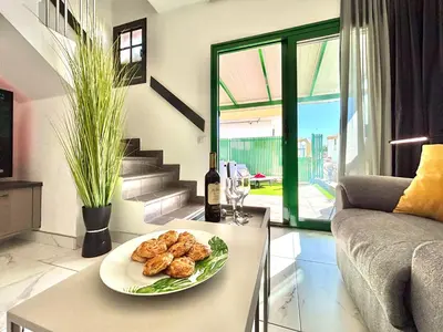 Zona de estar de Cosy Bungalow Capri Maspalomas