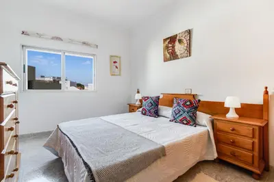 Cama o camas de una habitación en Apartment 3 bedrooms familieshi king routes WiFi