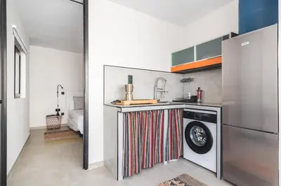Una cocina o zona de cocina en Blu House