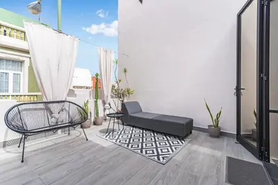 Zona de estar de Blu House