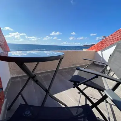 Modern Beachfront Studio with Balcony Views NEW