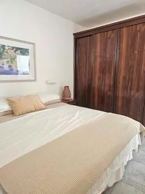 Cama o camas de una habitación en Panorama apartment close to beach Puerto Rico