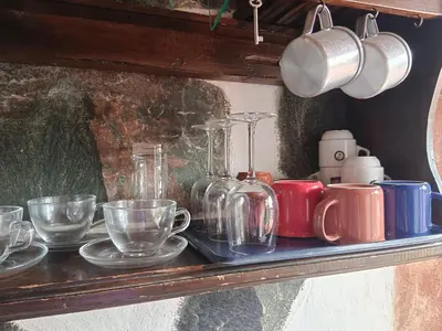 Una cocina o zona de cocina en Casa García Pérez