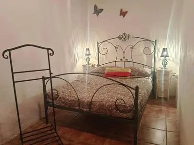 Cama o camas de una habitación en Casa García Pérez