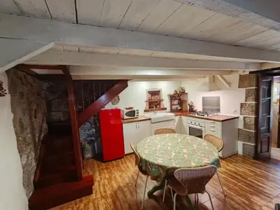 Una cocina o zona de cocina en Los Matos, Canarian house in Valleseco