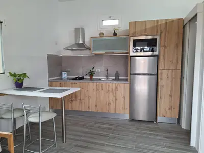 Una cocina o zona de cocina en Casita Leos