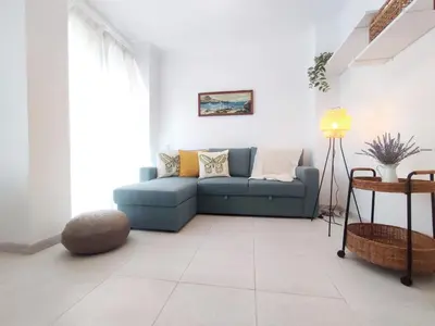 Zona de estar de Pura Vida Beachfront Apartment