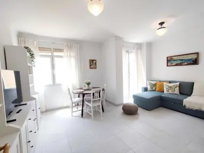 Zona de estar de Pura Vida Beachfront Apartment