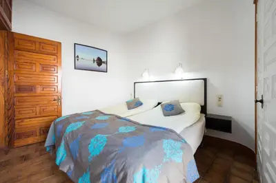Cama o camas de una habitación en Apartamentos Don Pedro