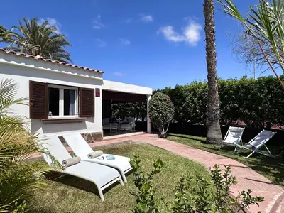 Jardín al aire libre en House Deluxe Maspalomas