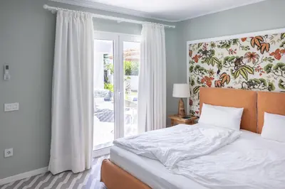 Cama o camas de una habitación en Sierra del Mar