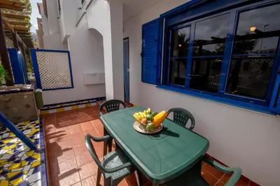 Zona de estar de Casa azul Agaete