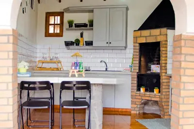 Una cocina o zona de cocina en Zenda de Fontanales