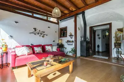 Zona de estar de Casa Cueva Rural los Pastores