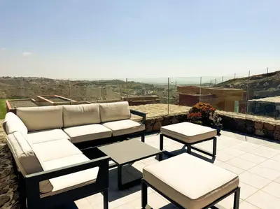 Zona de estar de Green Villa The Canarian Garden by CanaryScape