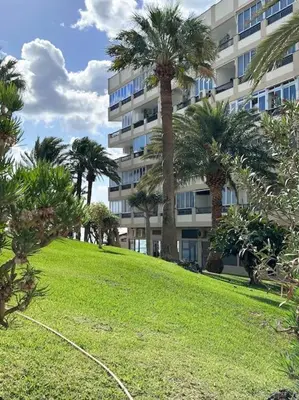 Jardín al aire libre en Apartamento Playa Cañon del águila