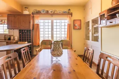 Plano de Magnífica villa con piscina y barbacoa