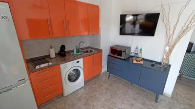 Una cocina o zona de cocina en Sol y Mar Dunas
