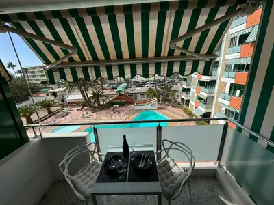 Piscina en o cerca de Sol y Mar Dunas