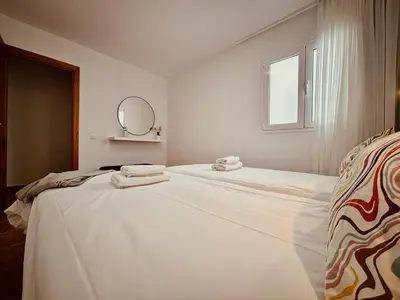 Cama o camas de una habitación en Click&Guest - Atlantic Sun House in Playa Arinaga
