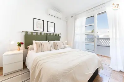 Cama o camas de una habitación en Linda House