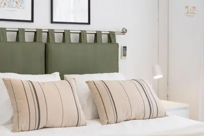 Cama o camas de una habitación en Linda House