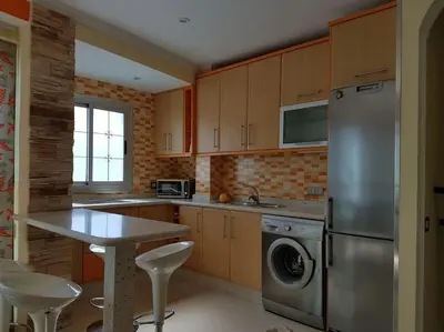 Una cocina o zona de cocina en Ca Lili Bonito apartamento en Agaete