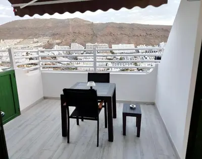 Un balcón o terraza de Apartamento Deluxe en Canaima- Puerto Rico