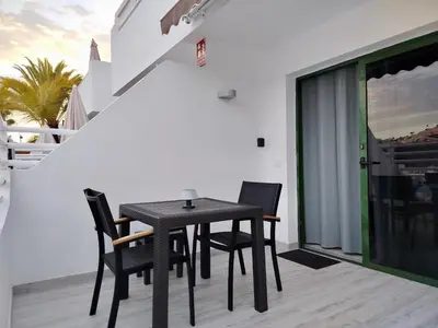 Un balcón o terraza de Apartamento Deluxe en Canaima- Puerto Rico