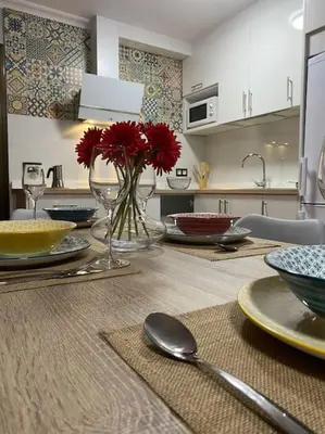 Una cocina o zona de cocina en Ca Lili 2, Precioso apartamento en el Puerto De Las Nieves, Agaete