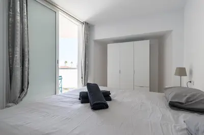 Cama o camas de una habitación en Sol y Playa IIII