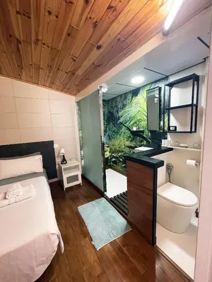 Cama o camas de una habitación en Casa Ines Terraza