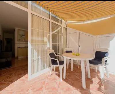 Zona de estar de Arguineguin apartment terrace swimming pool