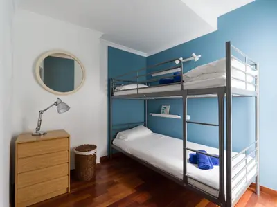 Cama o camas de una habitación en Puente de Piedra