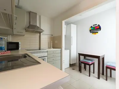 Una cocina o zona de cocina en Puente de Piedra