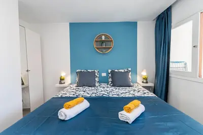 Cama o camas de una habitación en Apartment Las Isas Maspalomas