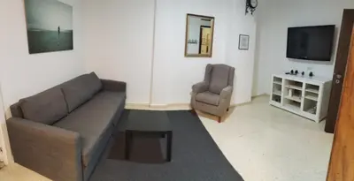 Una televisión o centro de entretenimiento en Apartamento Sol B Free Parking