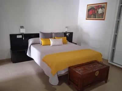 Cama o camas de una habitación en Casas Rurales Don Emilio
