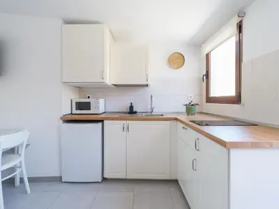 Una cocina o zona de cocina en Casita Flor y Lluvia
