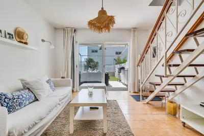 Zona de estar de Home2Book Pool & Terrace Comfort in Maspalomas