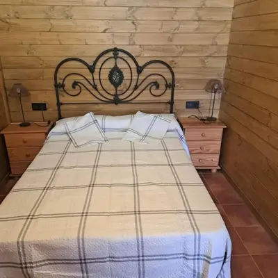 Cama o camas de una habitación en Finca El Retiro Arucas