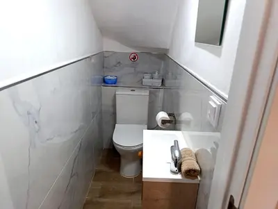 Un baño de Zen House